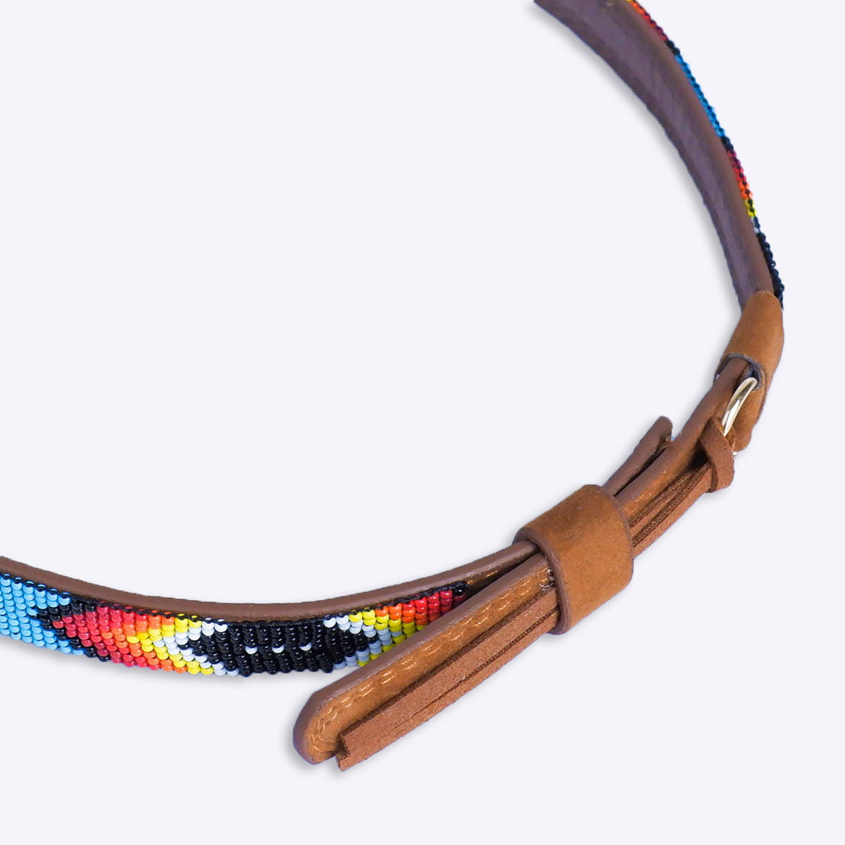 SALE 30% OFF - Black Dusk Pattern Fedora Hatband for Men Women Beaded Brim with Native American Style