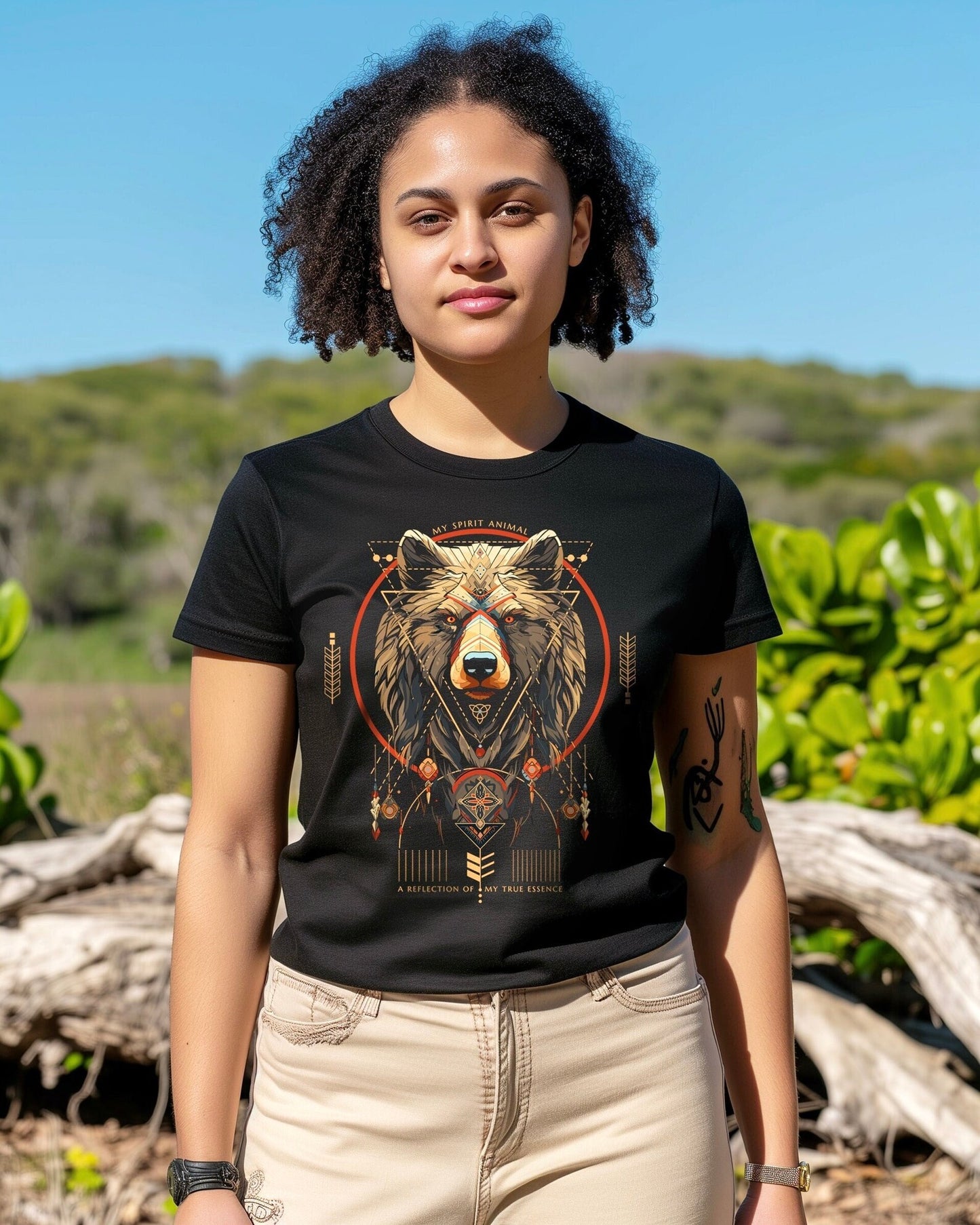 Bear Native American Mountain Forest Wildlife Bears Lover