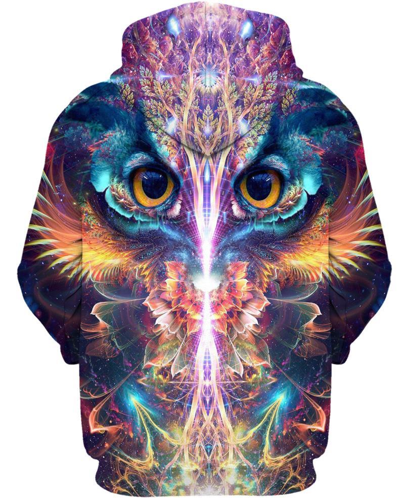 Owl Mystery 3D Hoodie - Native American Pride Shop