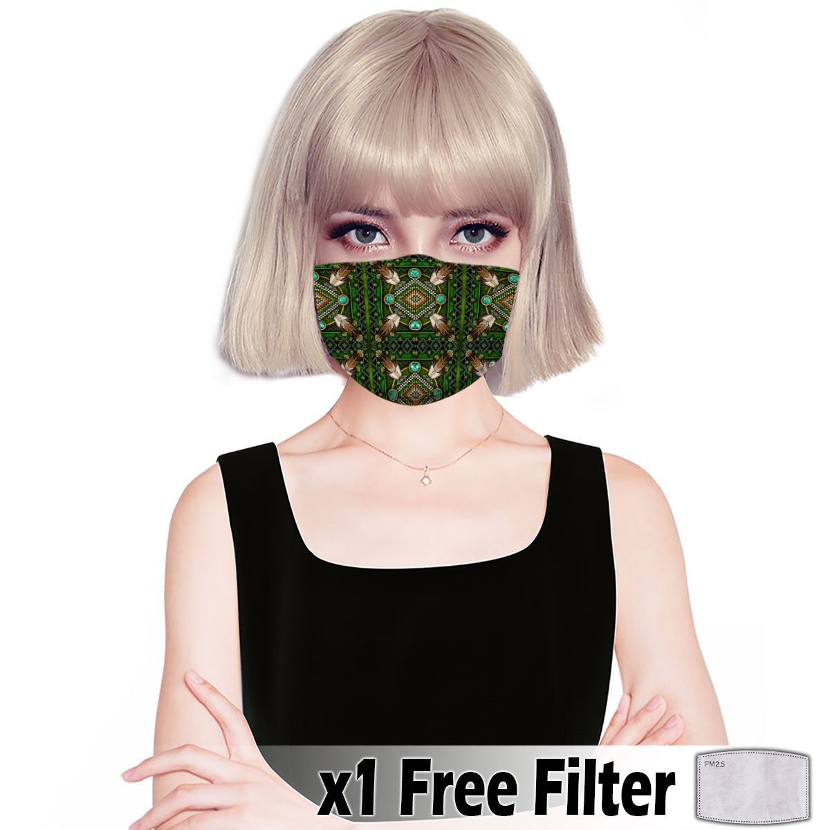 Native American Print Mask 24 WCS