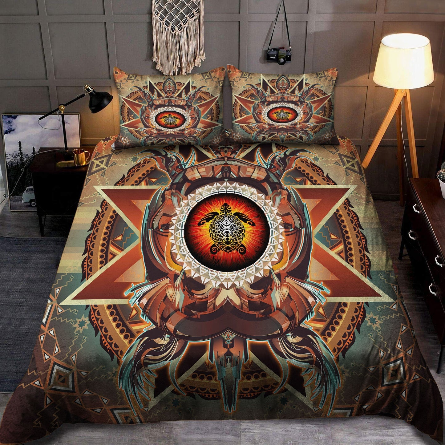 Turtle Spirit Native American Bedding Set WCS