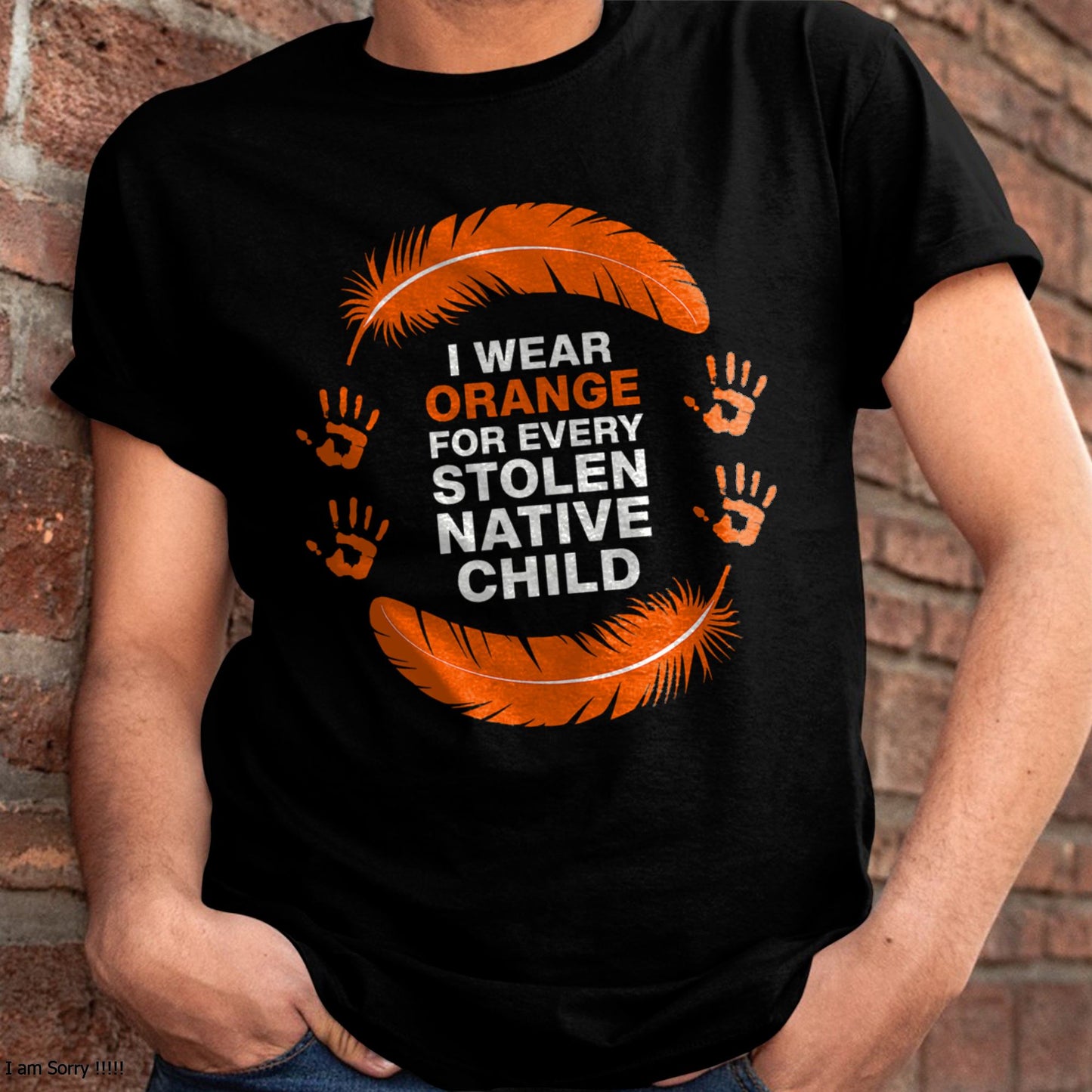 American I Wear Orange For Every Native Child Indian Pride