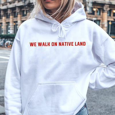 NO ONE IS ILLEGAL ON STOLEN LAND Style 14 - Two Sides Unisex T-Shirt/T-Shirt V-Neck/Hoodie/Sweatshirt