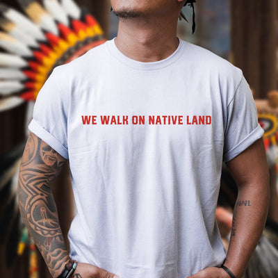 NO ONE IS ILLEGAL ON STOLEN LAND Style 14 - Two Sides Unisex T-Shirt/T-Shirt V-Neck/Hoodie/Sweatshirt