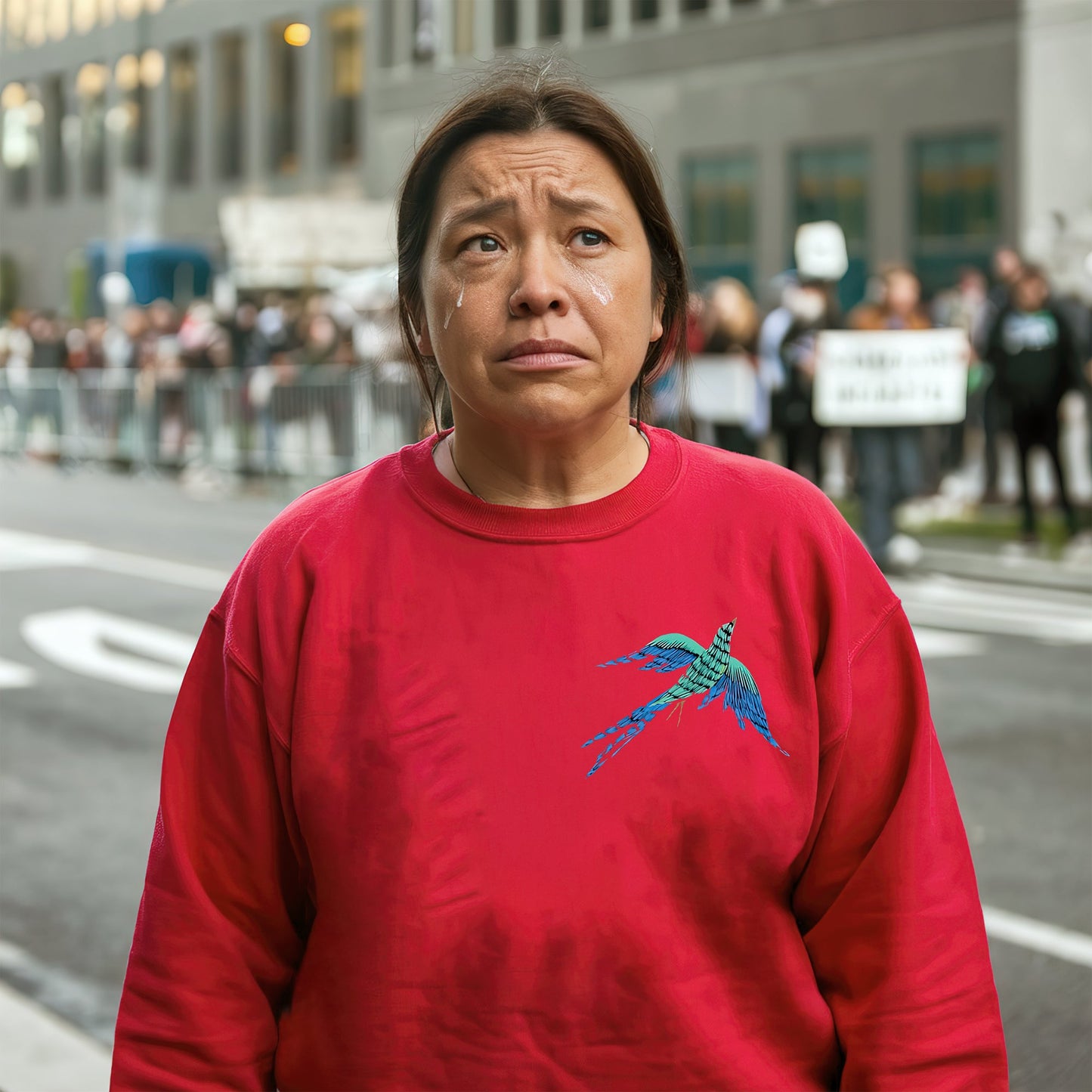 NO ONE IS ILLEGAL ON STOLEN LAND. WE WALK ON NATIVE LAND Style 10 - Two Sides Unisex T-Shirt/T-Shirt V-Neck/Hoodie/Sweatshirt