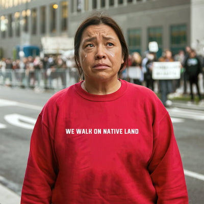 NO ONE IS ILLEGAL ON STOLEN LAND Style 14 - Two Sides Unisex T-Shirt/T-Shirt V-Neck/Hoodie/Sweatshirt