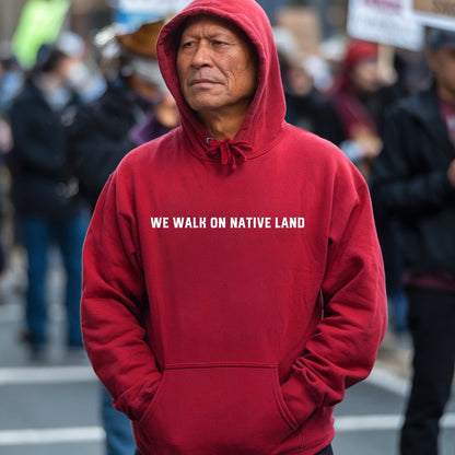 NO ONE IS ILLEGAL ON STOLEN LAND Style 14 - Two Sides Unisex T-Shirt/T-Shirt V-Neck/Hoodie/Sweatshirt