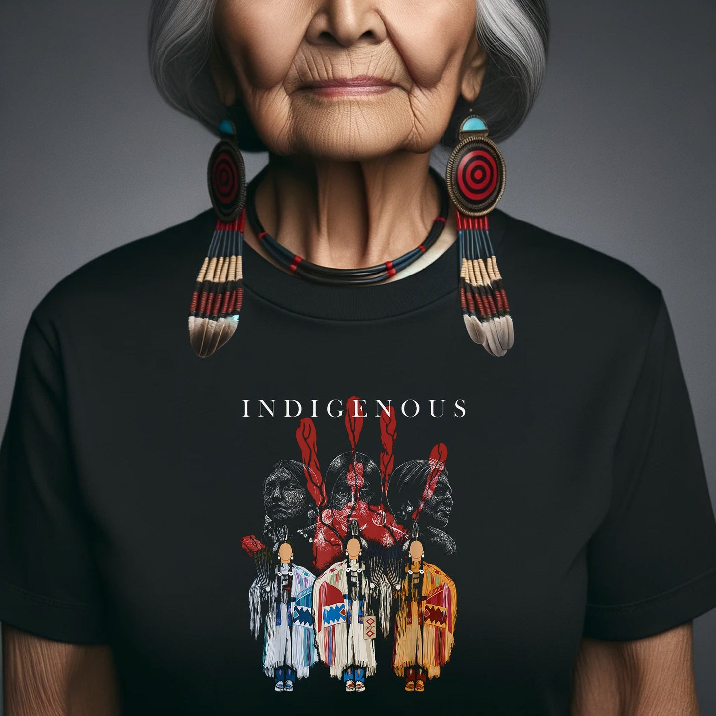 MMIW Native American Indigenous Red Hand Indian Blood Themed Unisex T-Shirt/Hoodie/Sweatshirt