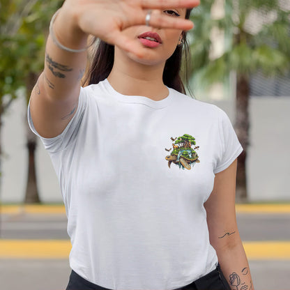 NO ONE IS ILLEGAL ON STOLEN LAND. WE WALK ON NATIVE LAND Style 4 - Two Sides Unisex T-Shirt/T-Shirt V-Neck/Hoodie/Sweatshirt