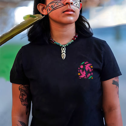 NO ONE IS ILLEGAL ON STOLEN LAND. WE WALK ON NATIVE LAND Style 2 - Two Sides Unisex T-Shirt/T-Shirt V-Neck/Hoodie/Sweatshirt