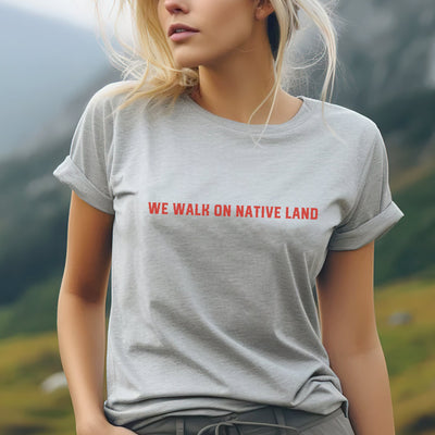 NO ONE IS ILLEGAL ON STOLEN LAND Style 14 - Two Sides Unisex T-Shirt/T-Shirt V-Neck/Hoodie/Sweatshirt