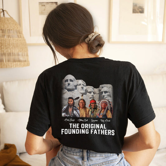 NO ONE IS ILLEGAL ON STOLEN LAND Style 14 - Two Sides Unisex T-Shirt/T-Shirt V-Neck/Hoodie/Sweatshirt