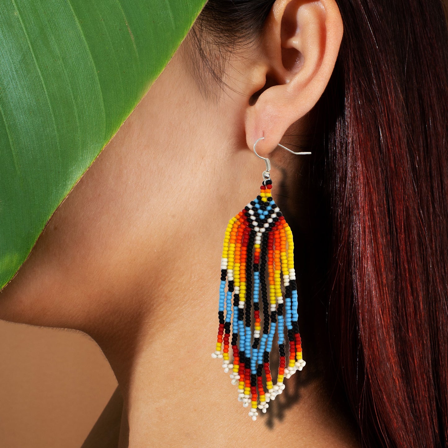 SALE 30% OFF - Multi-Color Hook Beaded Handmade Earrings For Women