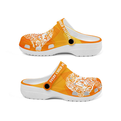 Native Pattern Clog Shoes For Adult and Kid 89247 New