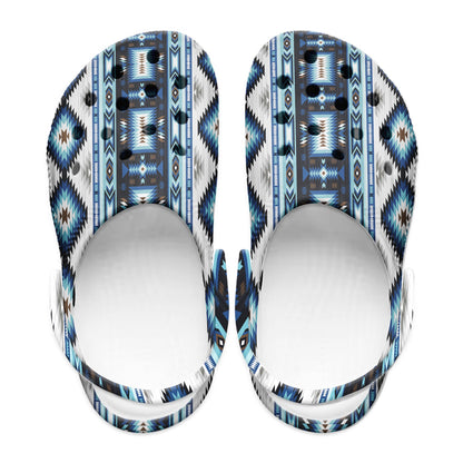 Native Pattern Clog Shoes For Adult and Kid 89229 New
