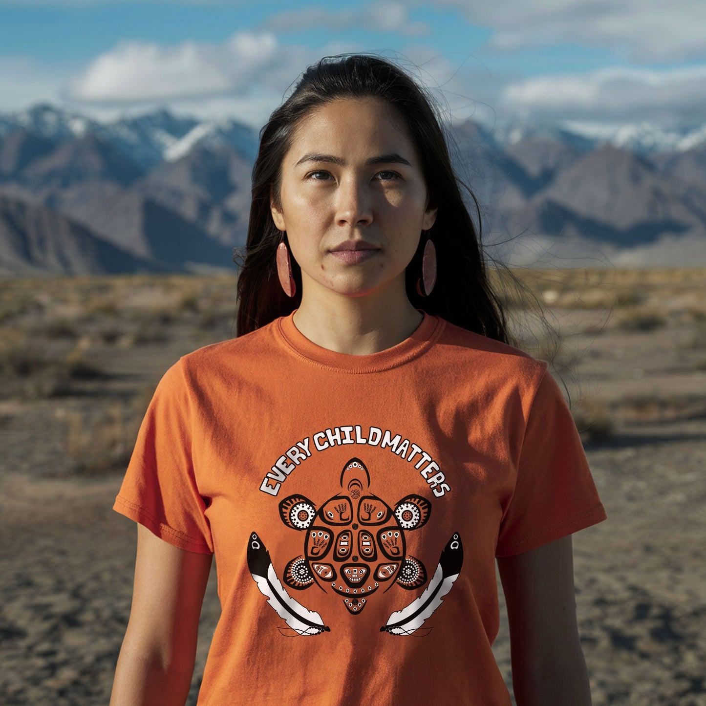 Every Child Matters Native Turtle Tracks Native American Unisex T-Shirt/Hoodie/Sweatshirt