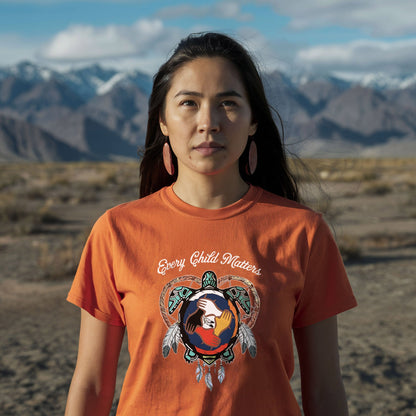 Every Child Matters Turtle Hand Together Native American Unisex T-Shirt/Hoodie/Sweatshirt