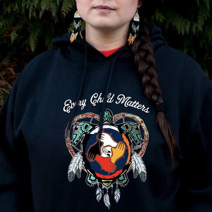 Every Child Matters Turtle Hand Together Native American Unisex T-Shirt/Hoodie/Sweatshirt