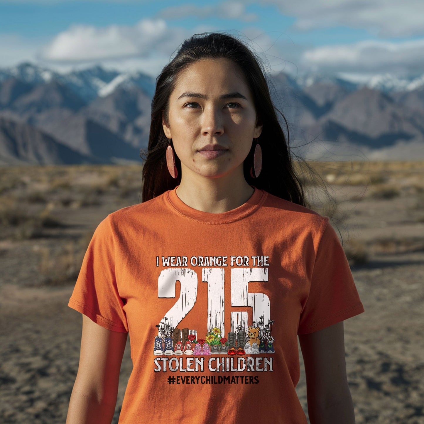 Every Child Matters I Wear Orange For The 215 Stolen Children For Orange Day Unisex T-Shirt/Hoodie/Sweatshirt