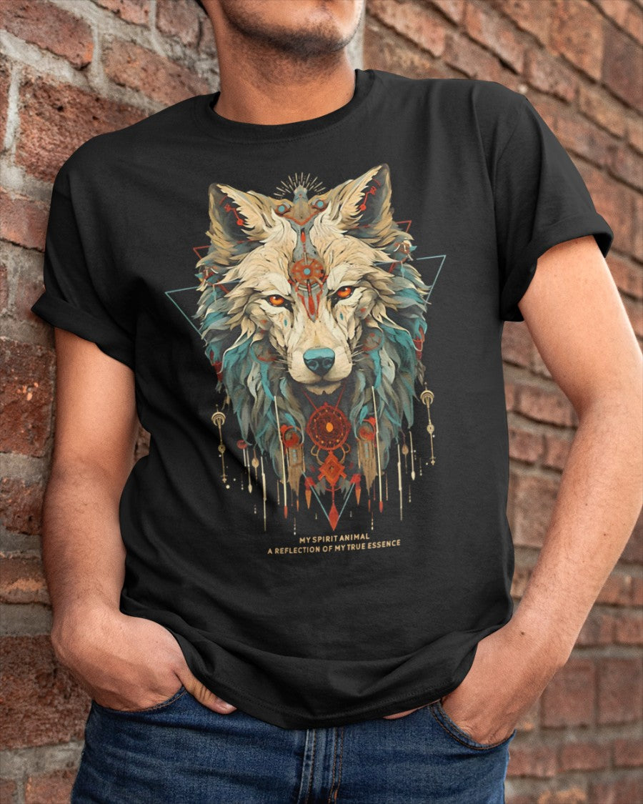 Wolf Spirit Animal Sacred Shaman Native American Clan Unisex T-Shirt/Hoodie/Sweatshirt