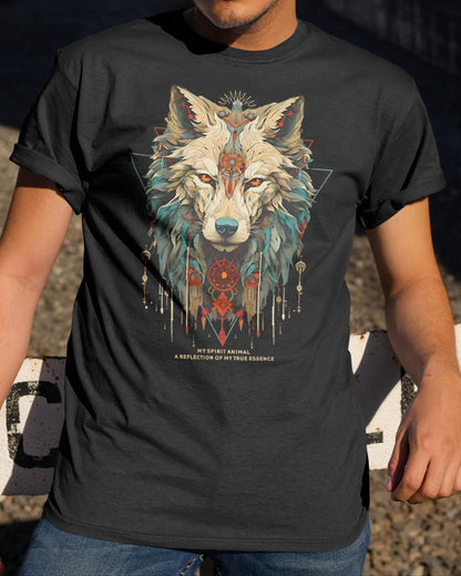 Wolf Spirit Animal Sacred Shaman Native American Clan Unisex T-Shirt/Hoodie/Sweatshirt
