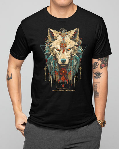Wolf Spirit Animal Sacred Shaman Native American Clan Unisex T-Shirt/Hoodie/Sweatshirt