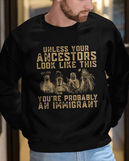 American Indian You're Probably An Immigrant T-Shirt