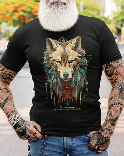 Wolf Spirit Animal Sacred Shaman Native American Clan Unisex T-Shirt/Hoodie/Sweatshirt
