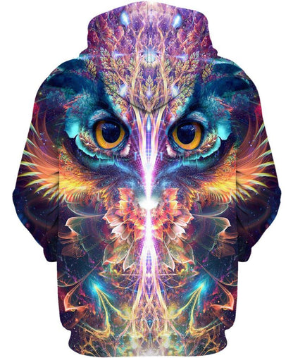 Owl Mystery 3D Hoodie - Native American Pride Shop