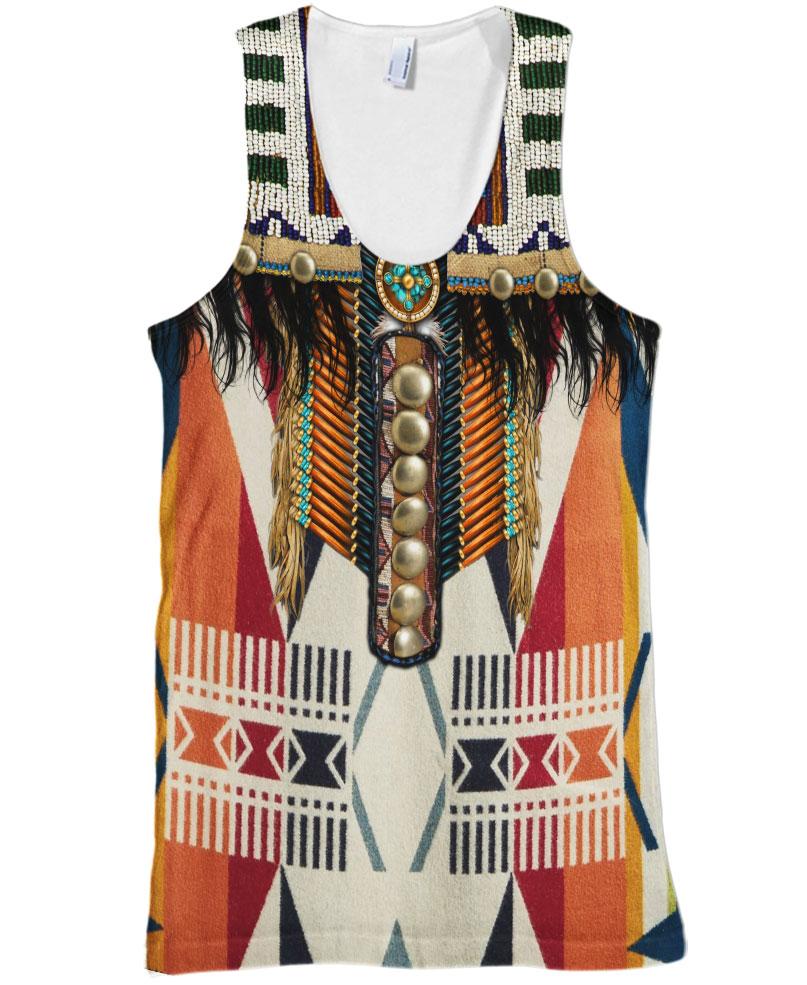 Brown Multi Pattern - Welcome Native Spirit