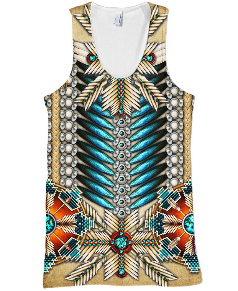 Native Bright Motifs 3D Hoodie - Native American Pride Shop