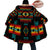 Native American Culture Pattern Horn Button Long Fleece Windbreaker WCS