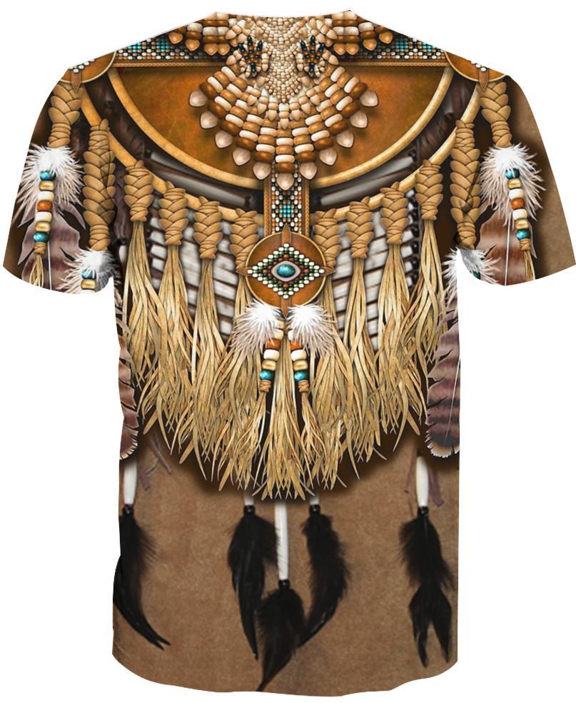 Native Patterns Feathers 3D Hoodie - Native American Pride Shop