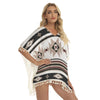 Native American Women's Square Fringed Shawl WCS