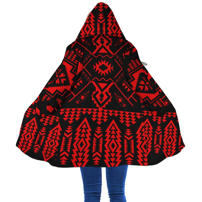 Red Pattern Native Cloak WCS