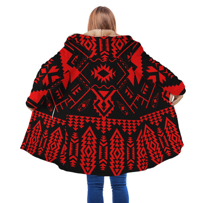 Red Pattern Native Cloak WCS