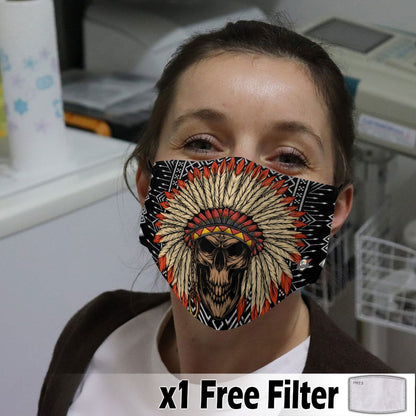 Native American Print Mask 14 WCS