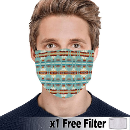 Native American Print Mask 28 WCS