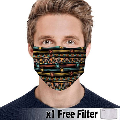 Native American Print Mask 38 WCS