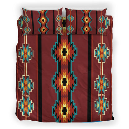 Brown Native Pattern Bedding Set WCS