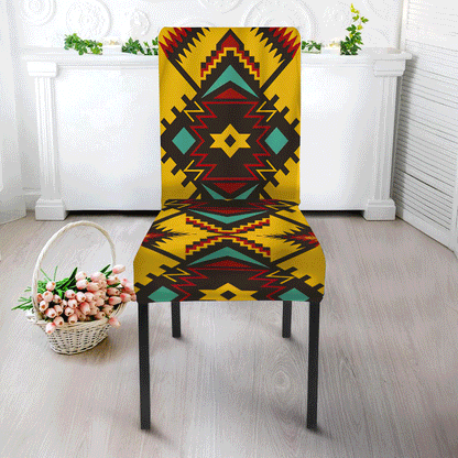 Yellow Tribe Design Native American Tablecloth - Chair cover WCS
