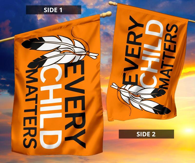 Every Child Matters Flag Orange Shirt Day Decor Children Support Decoration WCS