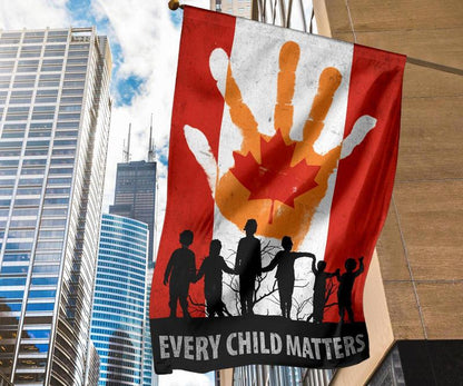 Every Child Matters Canada Flag Orange Shirt Day 2022 Flag Anti Child Abuse WCS