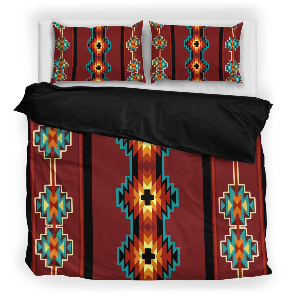 Brown Native Pattern Bedding Set WCS