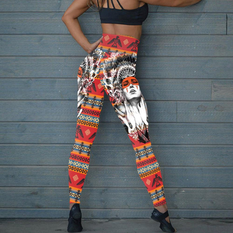 Native Pattern Dream Catcher Leggings WCS