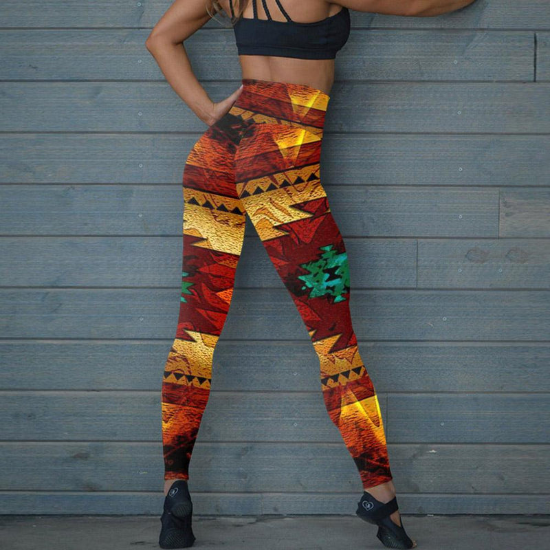 Native Pattern Dream Catcher Leggings WCS