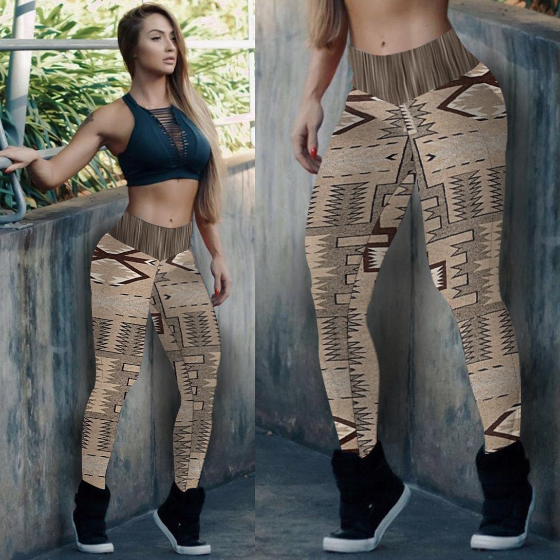 Brown Border Dream Catcher Leggings WCS