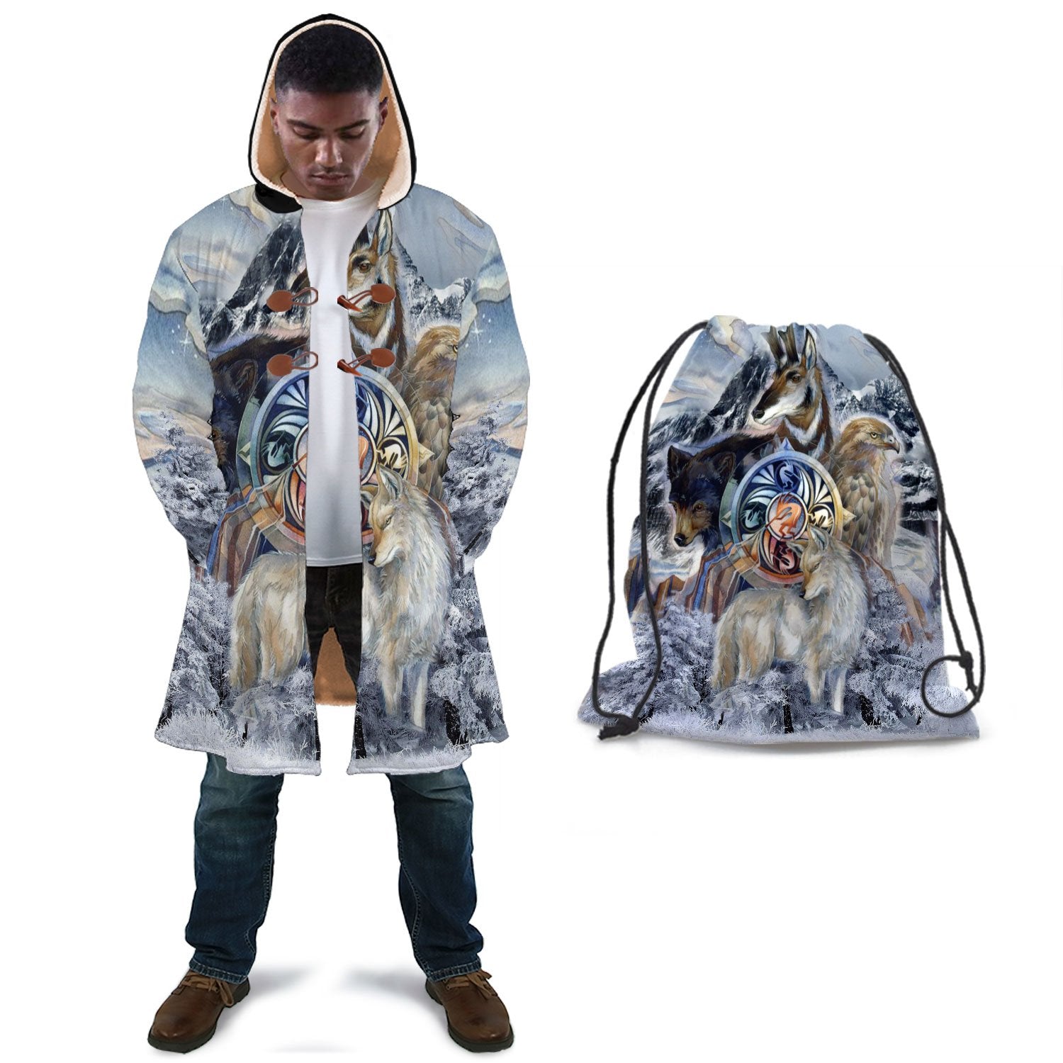 Little Wolf Native Cloak - Native American Pride Shop