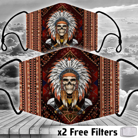 Native American Mask - Native Skull - T11 WCS