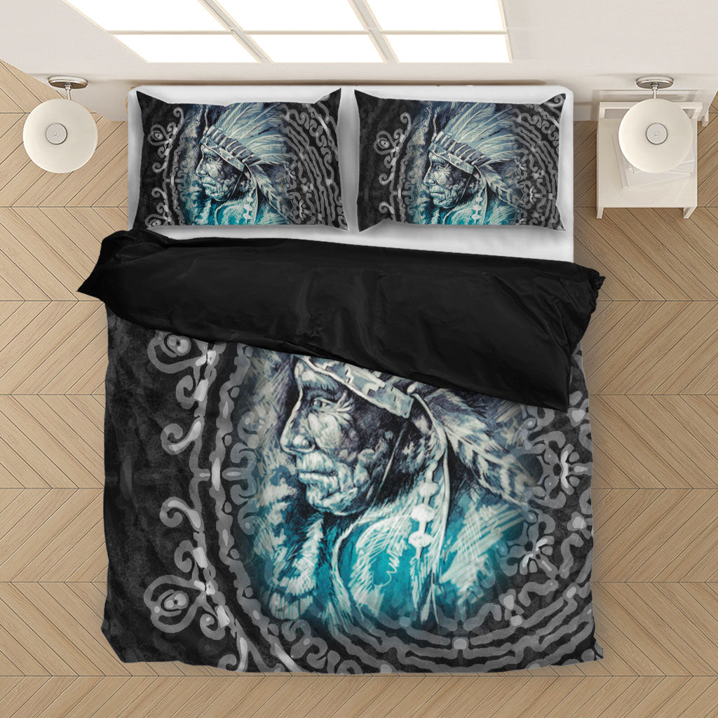 Native Turquoise Motifs Bedding Set WCS